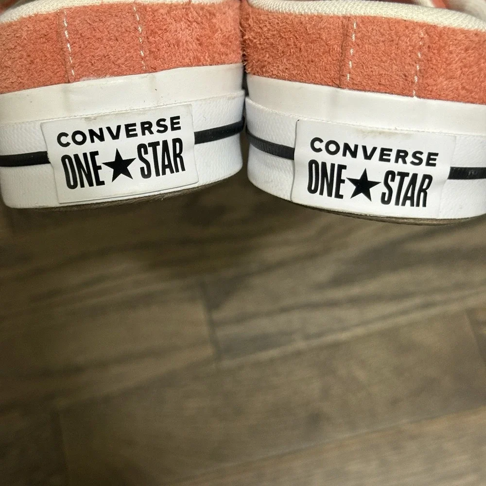 Converse One Star Suede Mule Sneakers Rush Coral Size 9 Men's 11 Women's - Picture 5 of 10